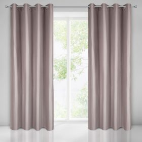   Aggie egyszínű sötétítő függöny Pasztell rózsaszín 140x250 cm