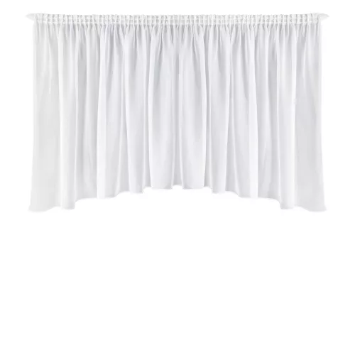 Aga-3 eurofirany fényáteresztő függöny Fehér 400x145 cm