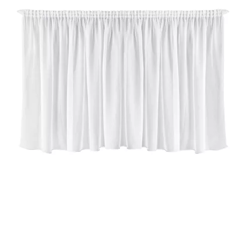 Aga-4 eurofirany fényáteresztő függöny Fehér 400x145 cm