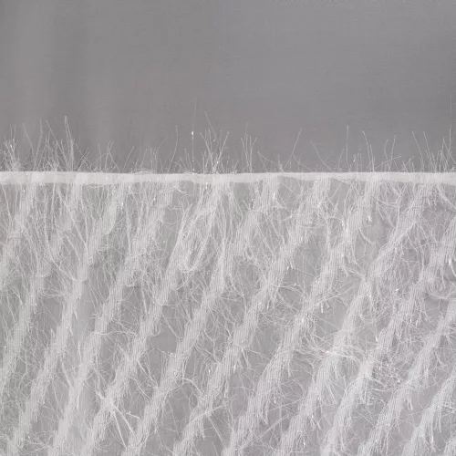 Amira díszes dekor függöny Ezüst 140x250 cm
