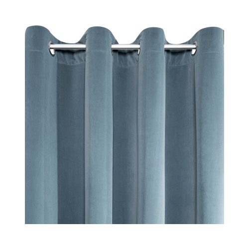 Adelle bársony sötétítő függöny Világoskék 140x250 cm