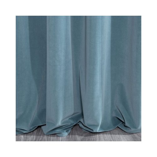 Adelle bársony sötétítő függöny Világoskék 140x250 cm
