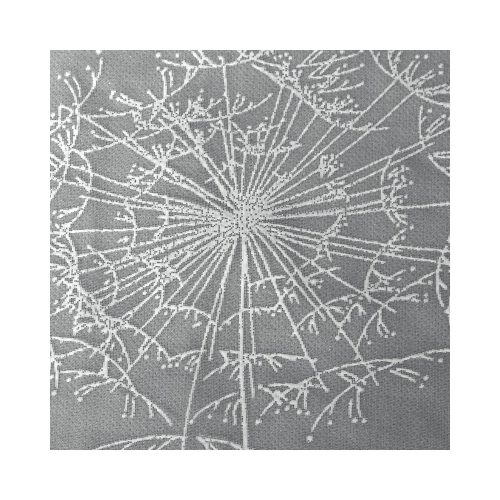 Sabine pitypang mintás függöny Acélszürke 140x250 cm