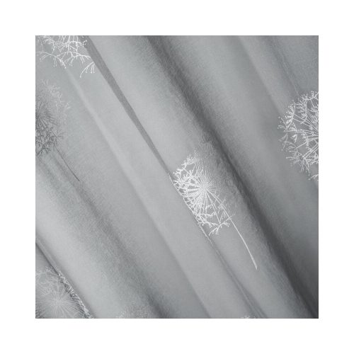 Sabine pitypang mintás függöny Acélszürke 140x250 cm
