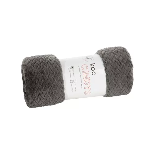 Cindy3 plüss takaró Grafit 170x210 cm