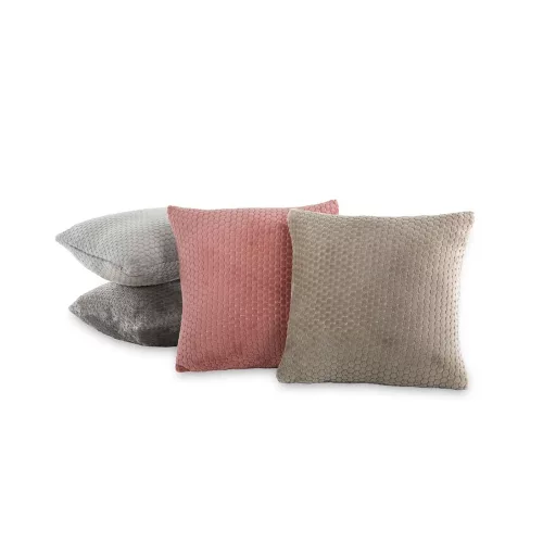 Zoe mintás párnahuzat Grafit 40x40 cm