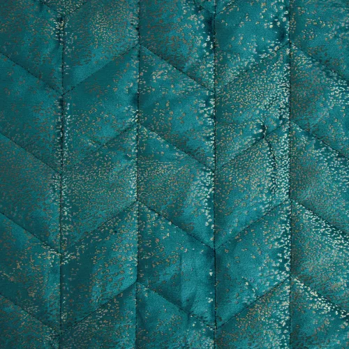 Agata bársony ágytakaró Türkiz/arany 170x210 cm