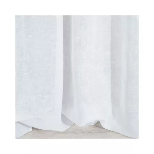 Viola függöny enyhén fényes etamin anyagból Fehér 300x250 cm