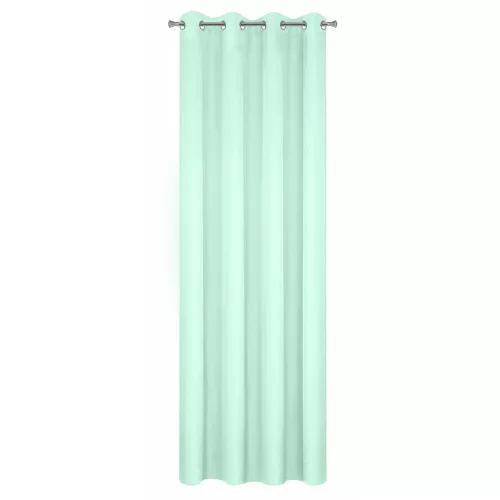 Rita egyszínű dekor függöny Világos menta 140x250 cm