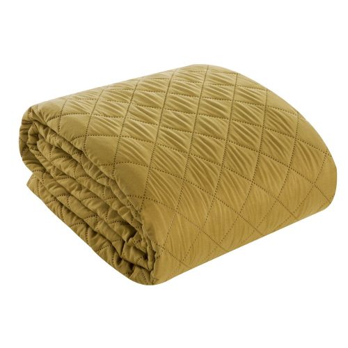 Alara3 mikroszálas ágytakaró Mustársárga 220x240 cm