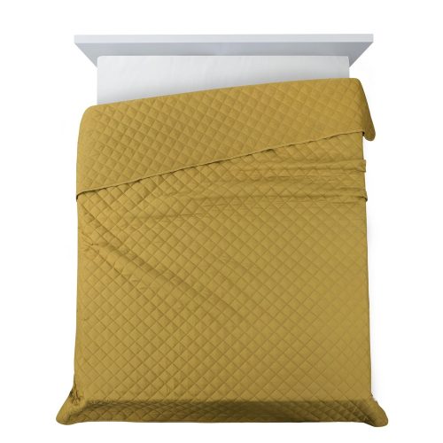 Alara3 mikroszálas ágytakaró Mustársárga 220x240 cm