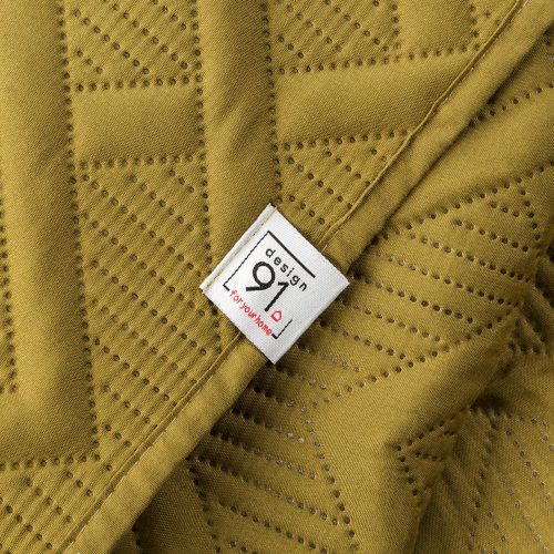 Alara2 mikroszálas ágytakaró Mustársárga 220x240 cm