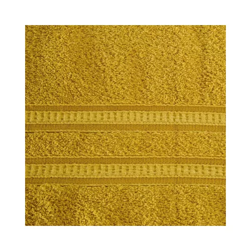 Mila bambusz törölköző Mustársárga 50x90 cm