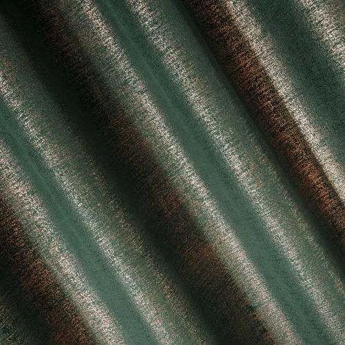 Ambi bársony sötétítő függöny Sötét türkiz/réz 140x250 cm