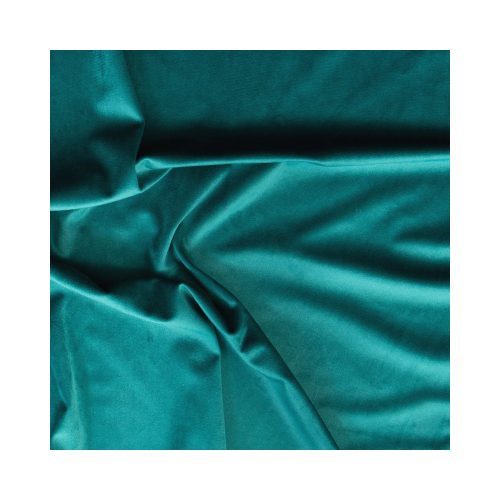 Hazel bársony sötétítő függöny Ezüst/türkiz 140x250 cm