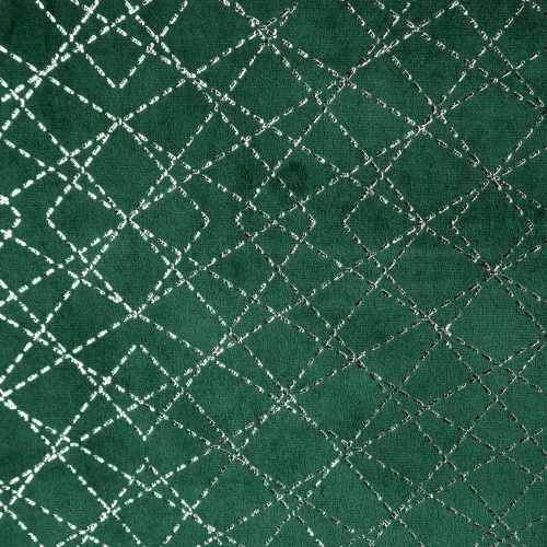 Moly bársony sötétítő függöny Sötétzöld 140x250 cm