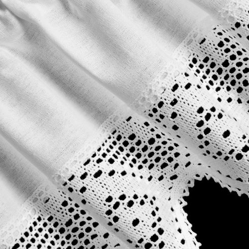 Isaac vitrázs függöny Bújtatós Fehér 30x150 cm