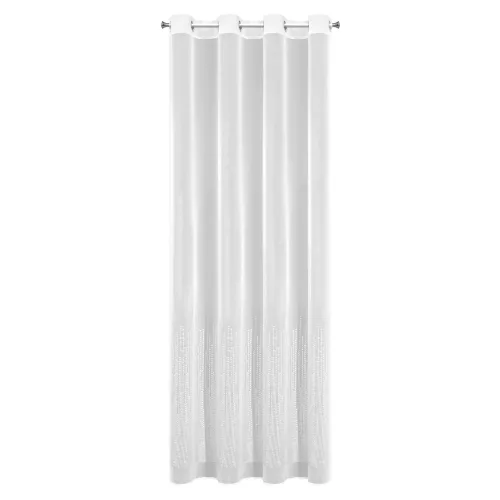 Solei dekor függöny flitterekkel Fehér 140x250 cm