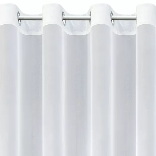 Solei dekor függöny flitterekkel Fehér 140x250 cm