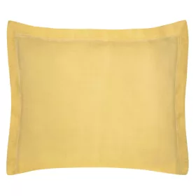 Novac pamut párnahuzat Mustársárga 70x90 cm + 5 cm