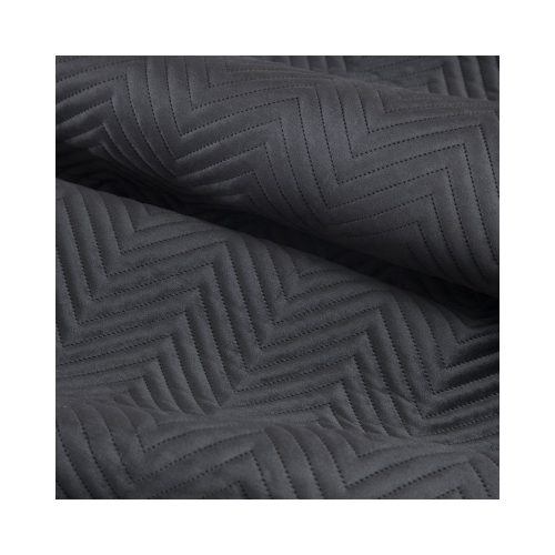 Sofia bársony ágytakaró Fekete 230x260 cm