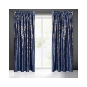   Kornelia bársony sötétítő függöny Gránátkék 140x270 cm