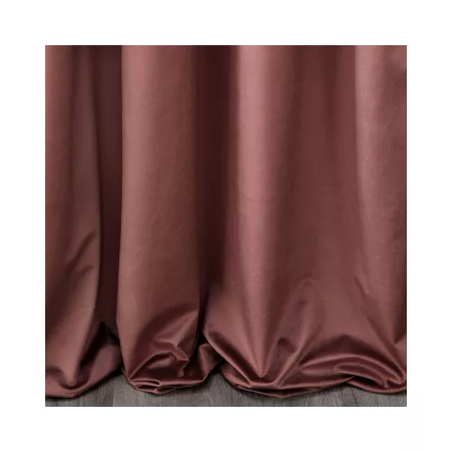 Sibel Pierre Cardin bársony sötétítő függöny Sötét rózsaszín 140x270 cm