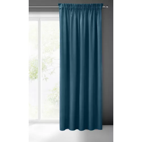 Sibel Pierre Cardin bársony sötétítő függöny Sötétkék 140x270 cm