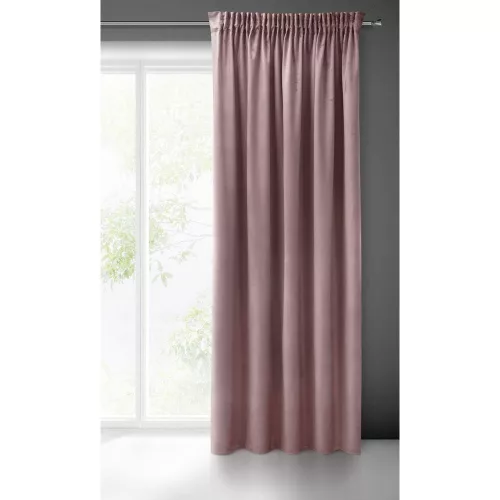Sibel Pierre Cardin bársony sötétítő függöny Pasztell rózsaszín 140x270 cm