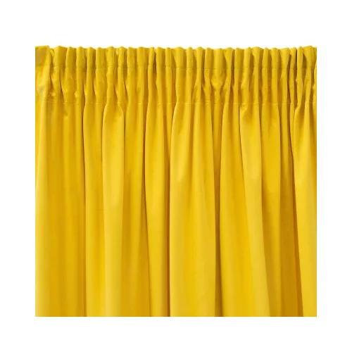 Sibel Pierre Cardin bársony sötétítő függöny Mustársárga 140x270 cm