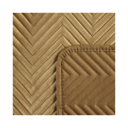 Sofia bársony ágytakaró Mézsárga 170x210 cm