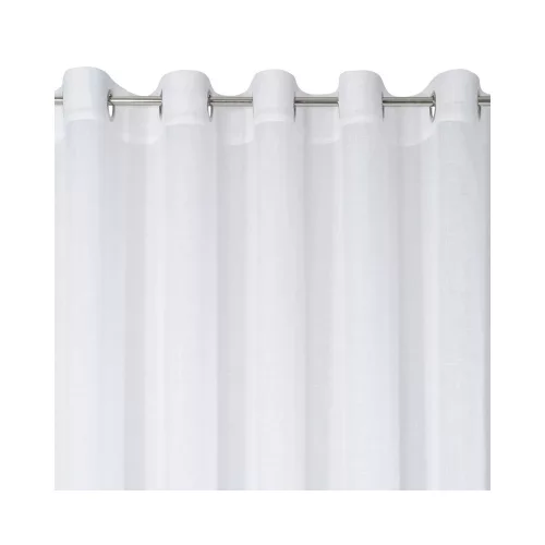 Viola függöny enyhén fényes etamin anyagból Fehér 400x250 cm