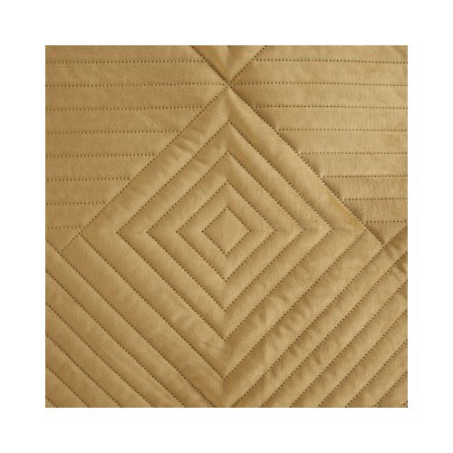 Sofia2 bársony ágytakaró Mézsárga 220x240 cm