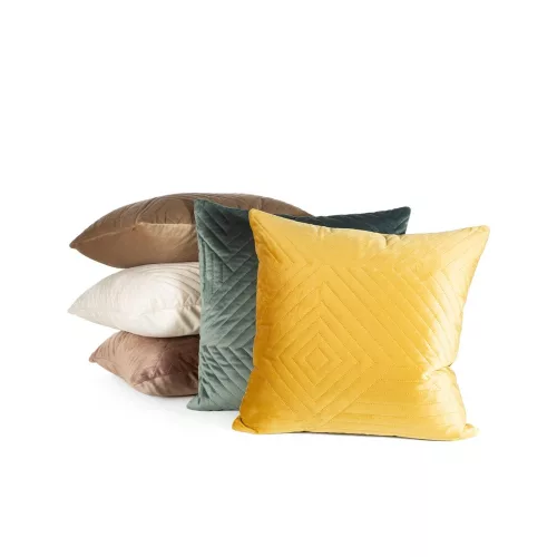 Sofia2 bársony párnahuzat Menta 45x45 cm