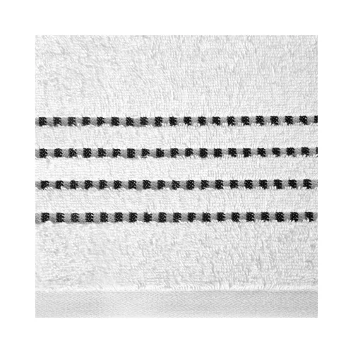 Fiore csíkos törölköző Fehér 70x140 cm