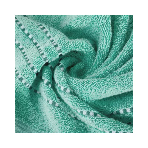 Fiore csíkos törölköző Menta 50x90 cm