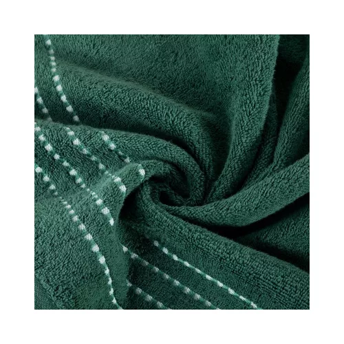 Fiore csíkos törölköző Zöld 70x140 cm