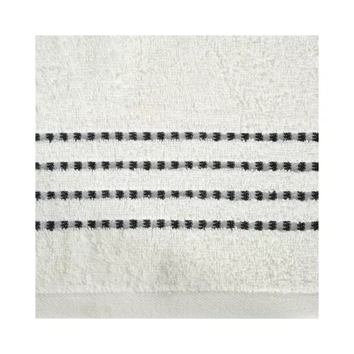 Fiore csíkos törölköző Krémszín 50x90 cm