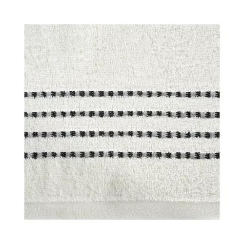 Fiore csíkos törölköző Krémszín 70x140 cm