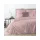 Nova3 pamut-szatén ágyneműhuzat Pasztell rózsaszín 220x200 cm - 70x80 cm 2db