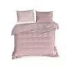 Nova3 pamut-szatén ágyneműhuzat Pasztell rózsaszín 220x200 cm - 70x80 cm 2db