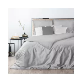   Nova3 pamut-szatén ágyneműhuzat Ezüst 220x200 cm - 70x80 cm 2db