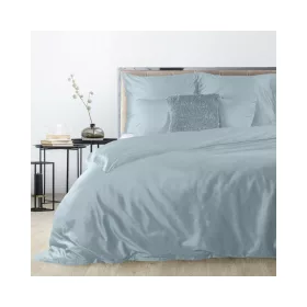   Nova3 pamut-szatén ágyneműhuzat Világoskék 220x200 cm - 70x80 cm 2db