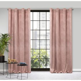   Goja Pierre Cardin bársony sötétítő függöny Pasztell rózsaszín 140x250 cm