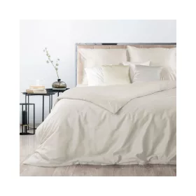   Nova3 pamut-szatén ágyneműhuzat Krémszín 140x200 cm - 70x80 cm 1db