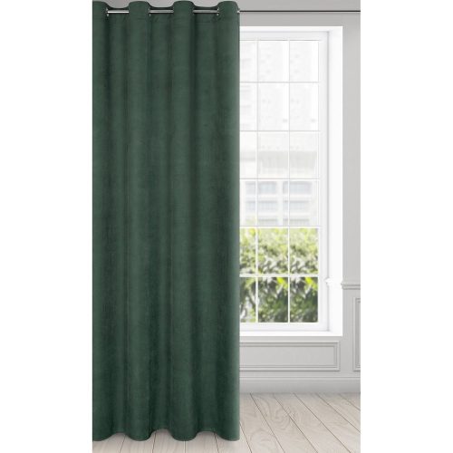 Milo bársony sötétítő függöny Sötét menta 140x250 cm