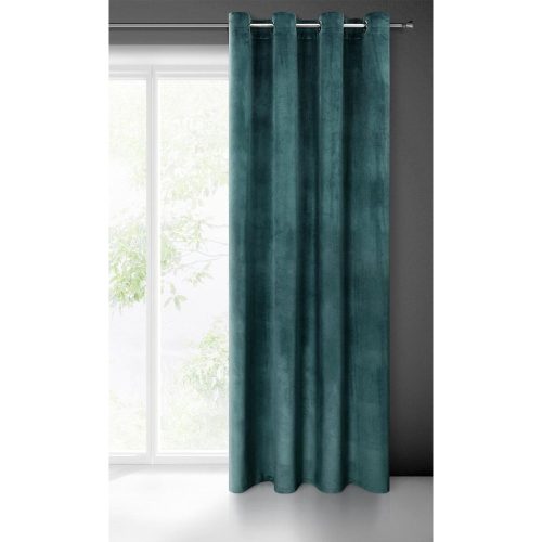 Melanie bársony sötétítő függöny Sötétkék 140x250 cm