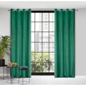   Julia bársony sötétítő függöny Sötétzöld 140x250 cm