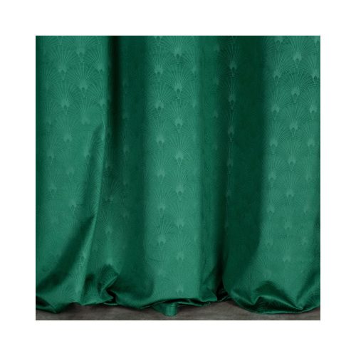Julia bársony sötétítő függöny Sötétzöld 140x250 cm