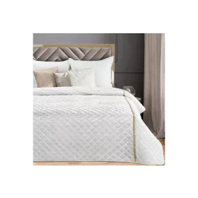 Kristin bársony ágytakaró Fehér 220x240 cm